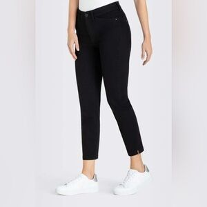 MAC DREAM JEANS Black Skinny Ankle Jeans, 6, BLACK